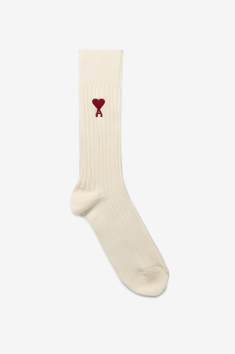 AMI Chaussettes de tennis Ami de Coeur Homme BLANC CASSE 1