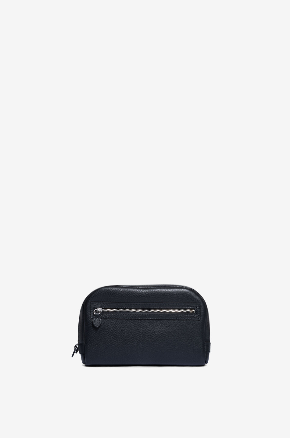 Grande trousse de toilette en cuir à deux compartiments