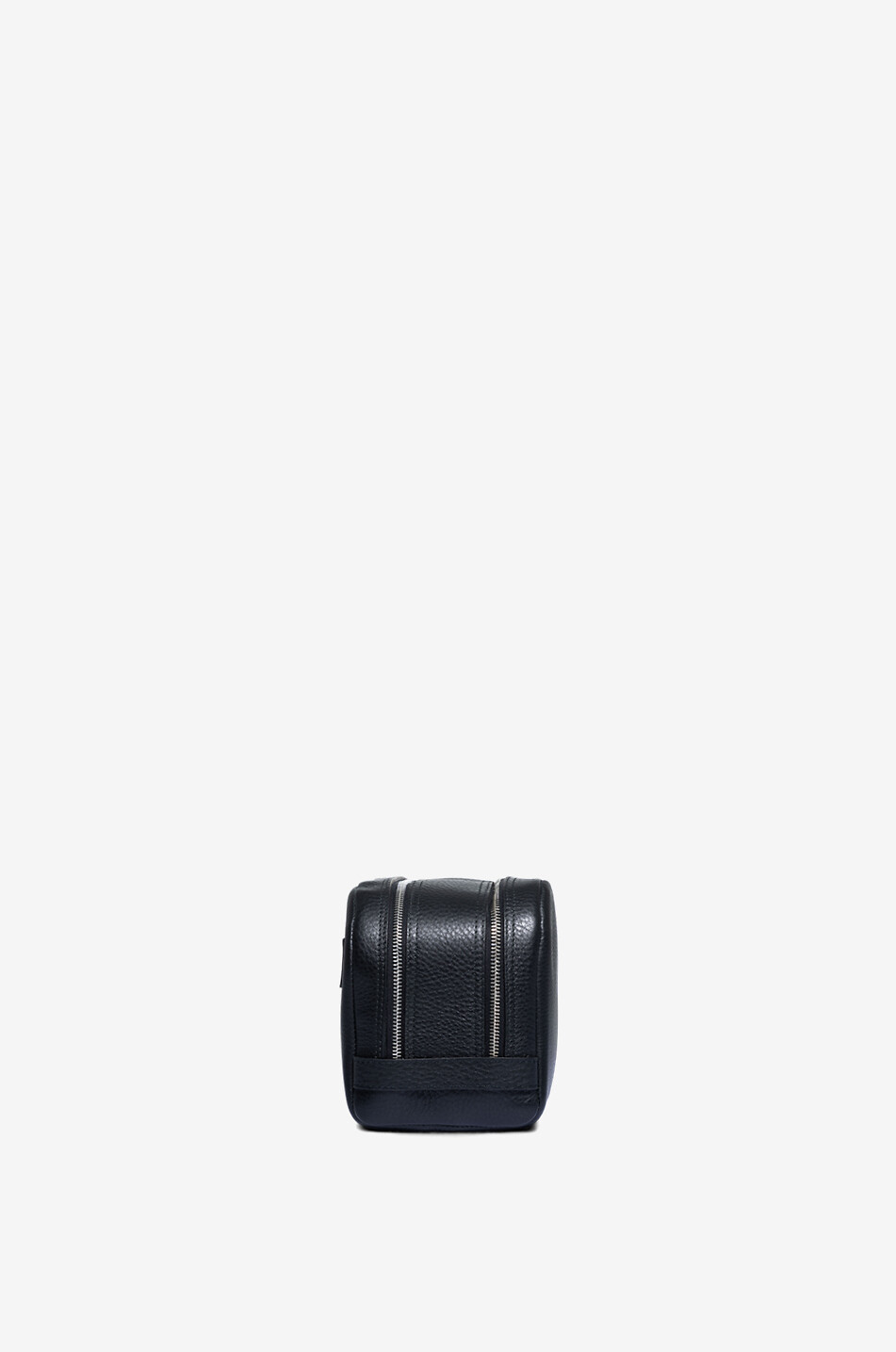 Grande trousse de toilette en cuir à deux compartiments