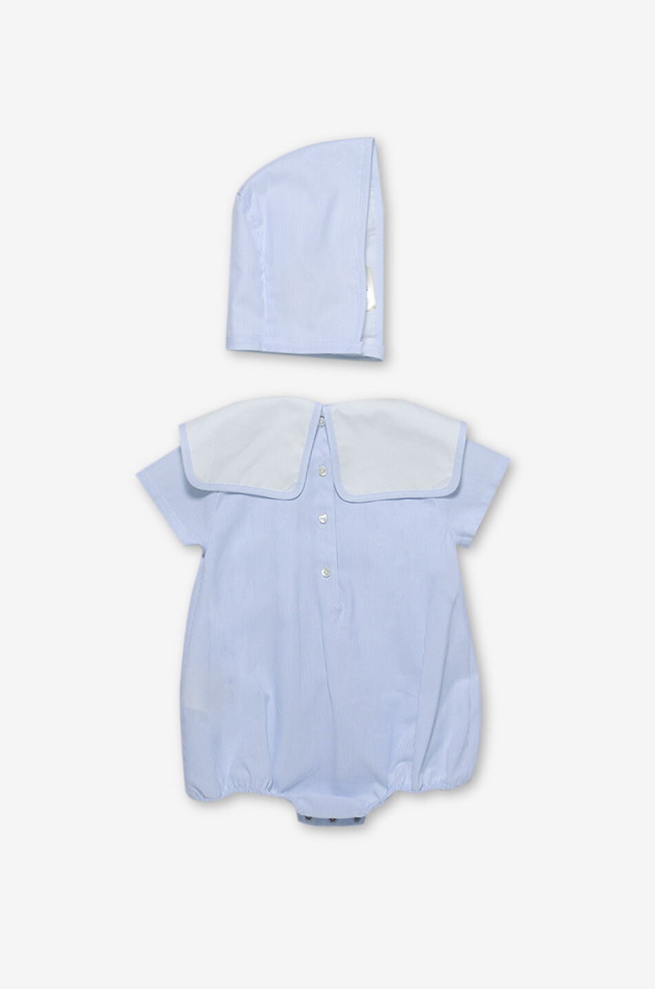 FENDI Coffret bébé trois pièces en jacquard rayé Fendi Roma Bébé BLEU CLAIR 2