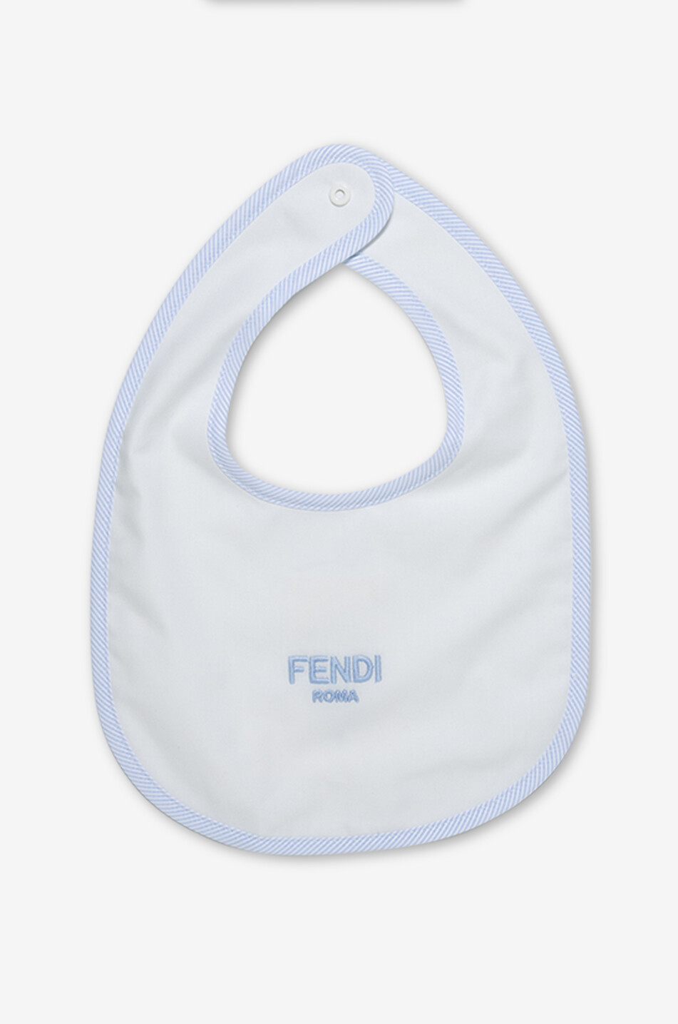 FENDI Coffret bébé trois pièces en jacquard rayé Fendi Roma Bébé BLEU CLAIR 3