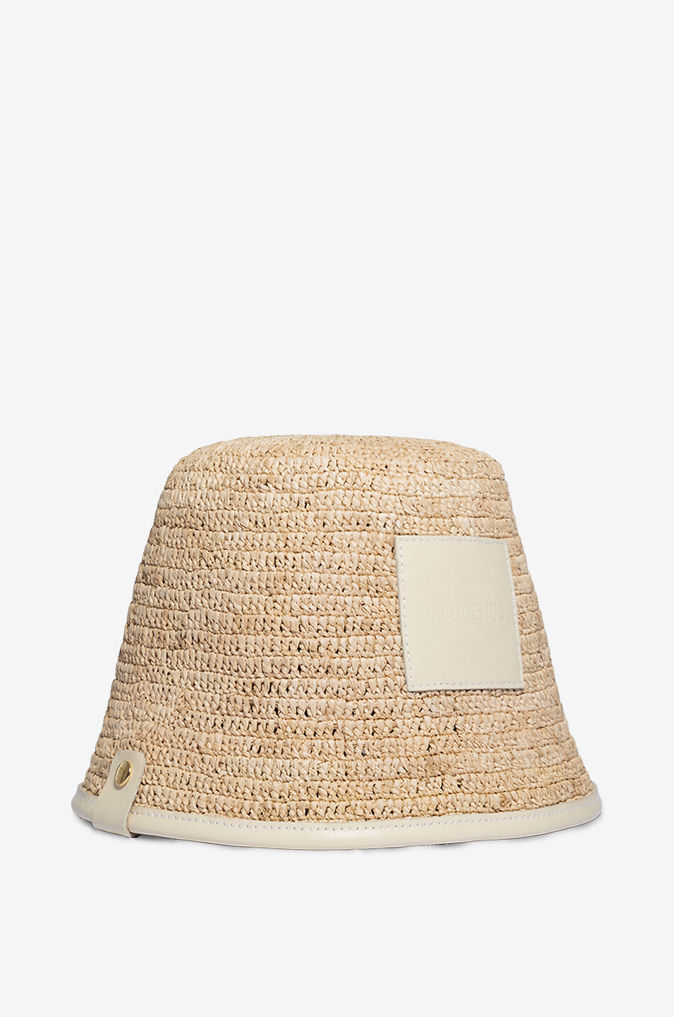 JACQUEMUS Anglerhut aus Bast und Leder Le bob Soli Damen BUNT 2