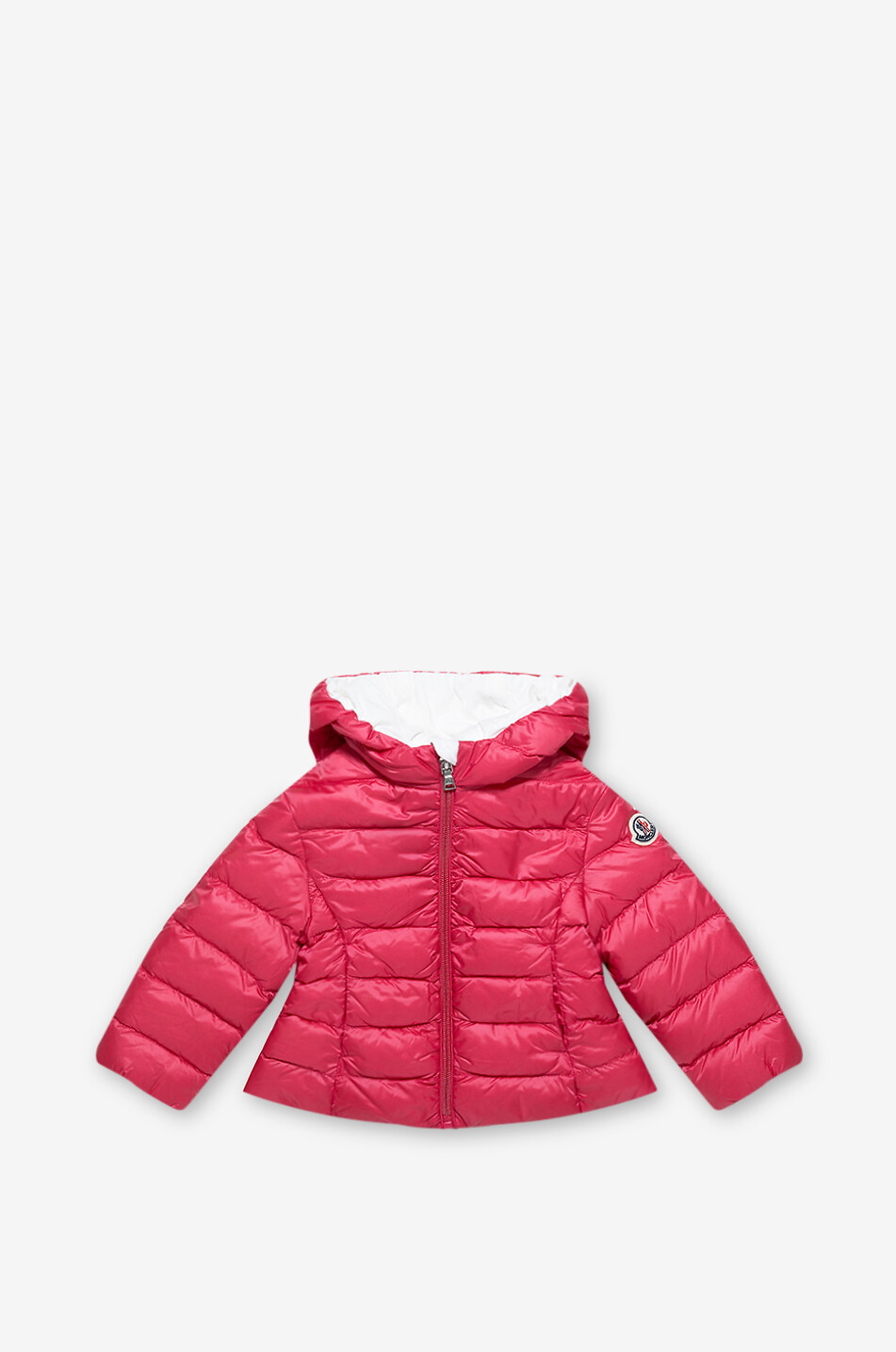 Ige hooded A-line baby down jacket