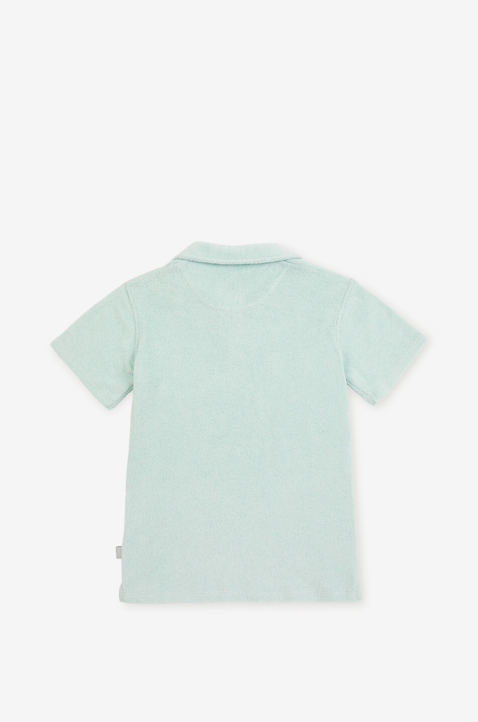 J&JOSH Polo à manches courtes en éponge garçon Garçon VERT CLAIR 2