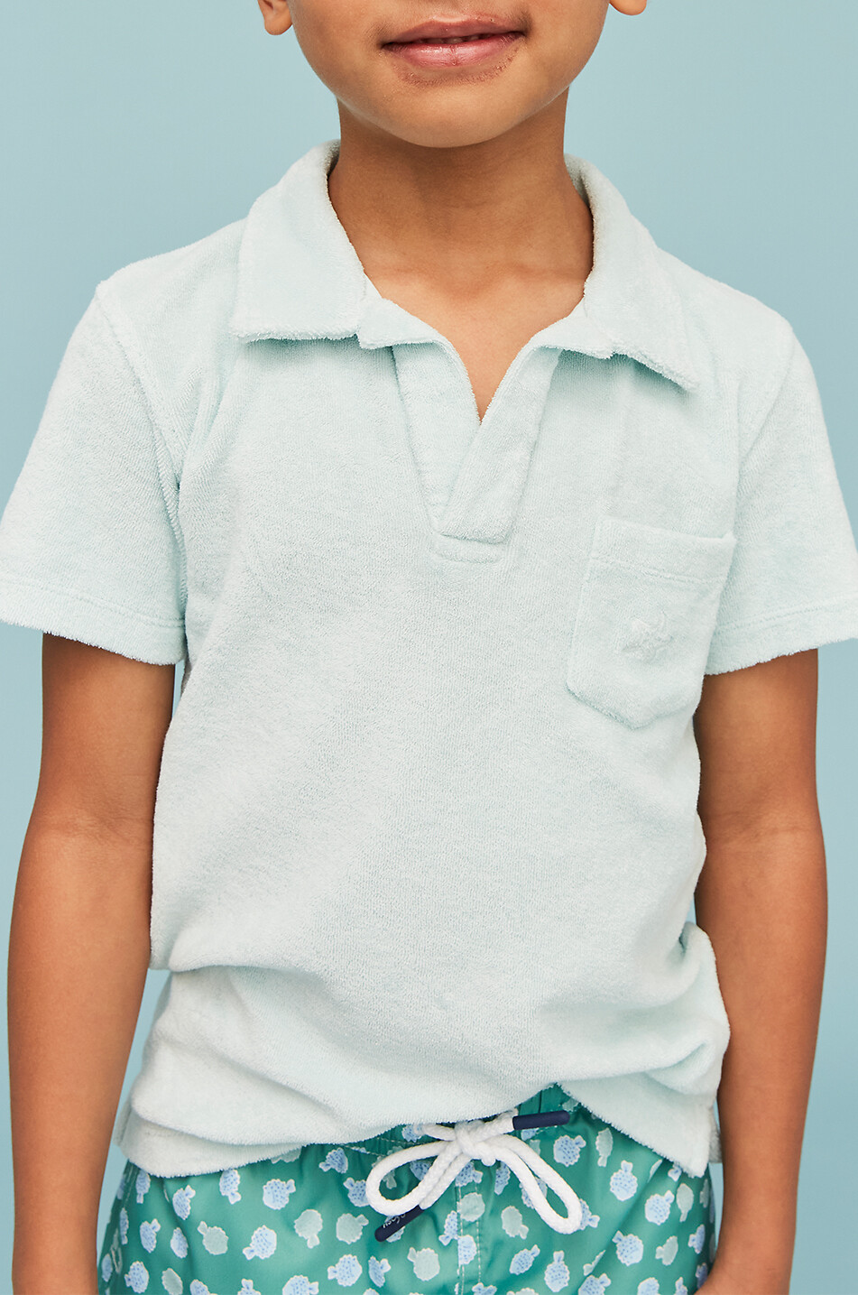 Polo à manches courtes en éponge garçon