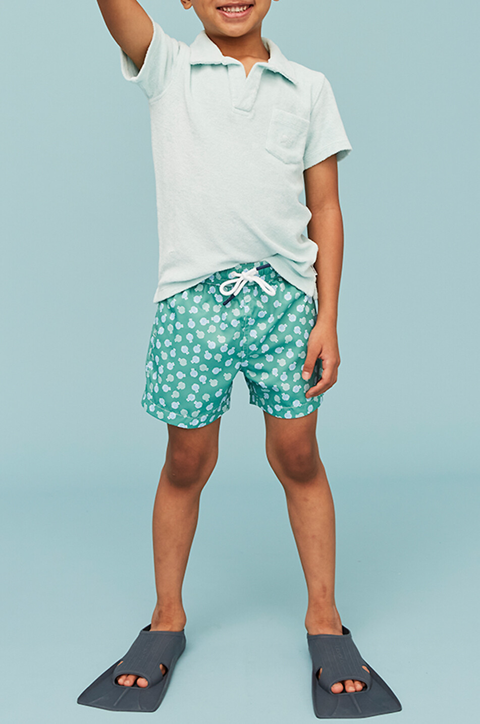 Polo à manches courtes en éponge garçon