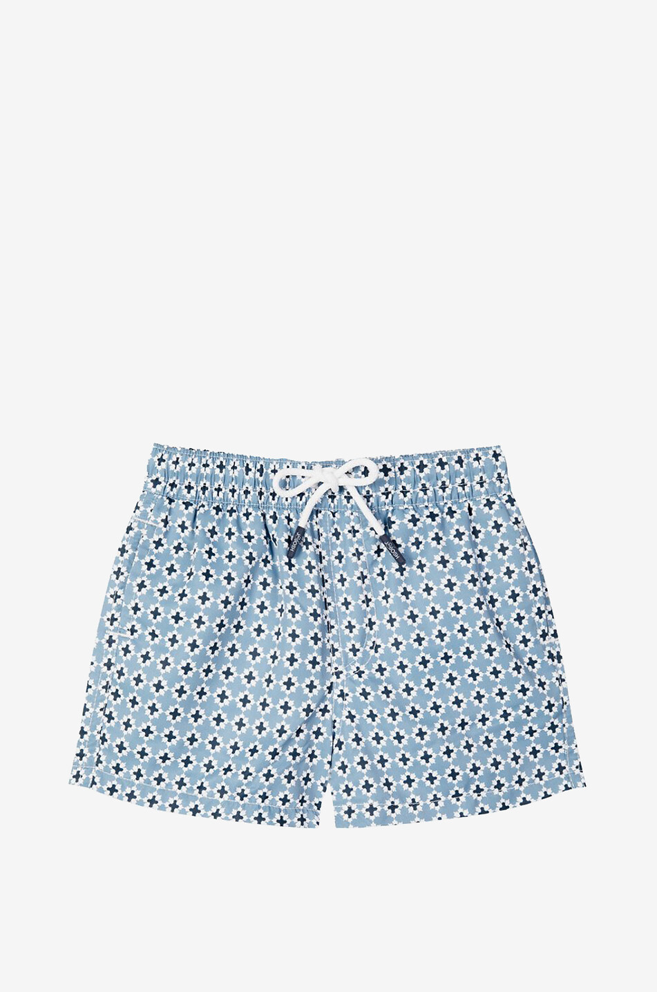 J&JOSH Jungen-Mikrofaser-Badeshorts Majolika Junge BLAU 1
