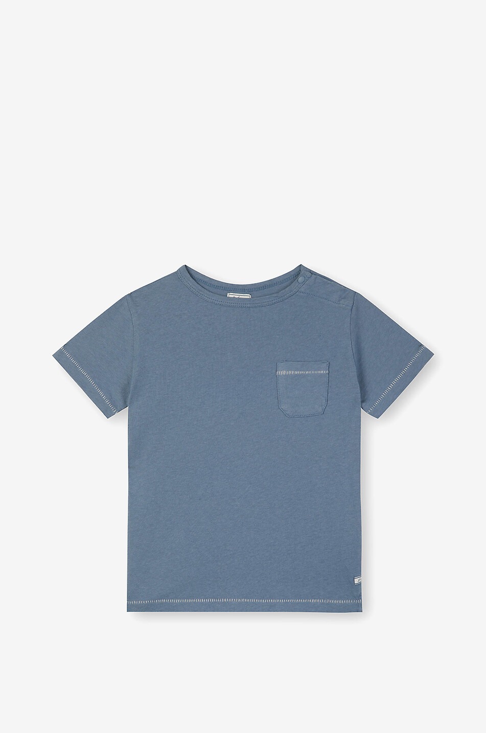 Jungen-Kurzarm-T-Shirt Basketball Stitch