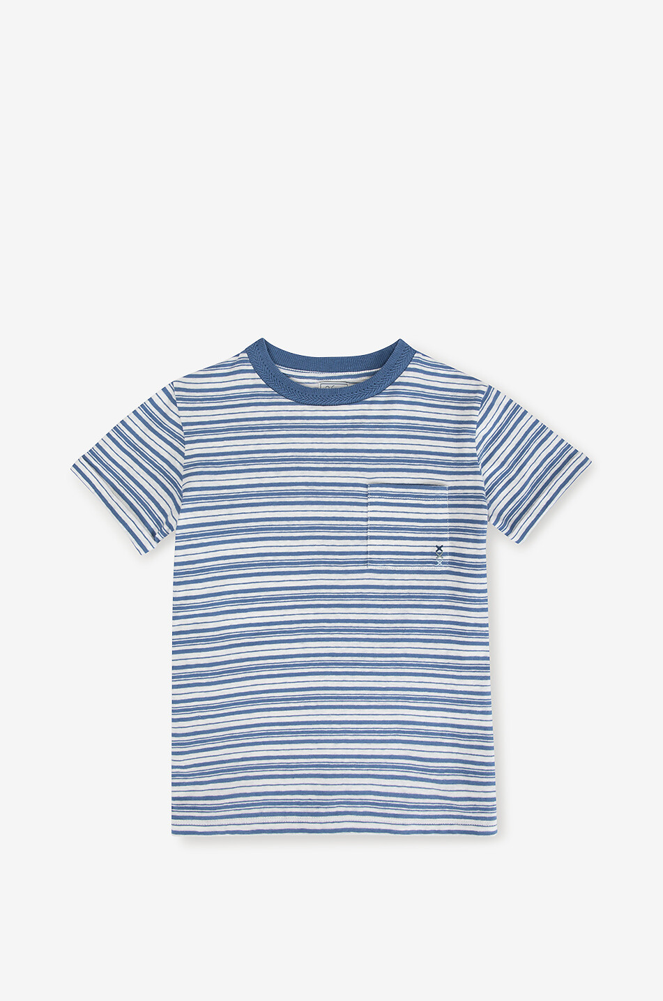 T-shirt rayé à manches courtes garçon