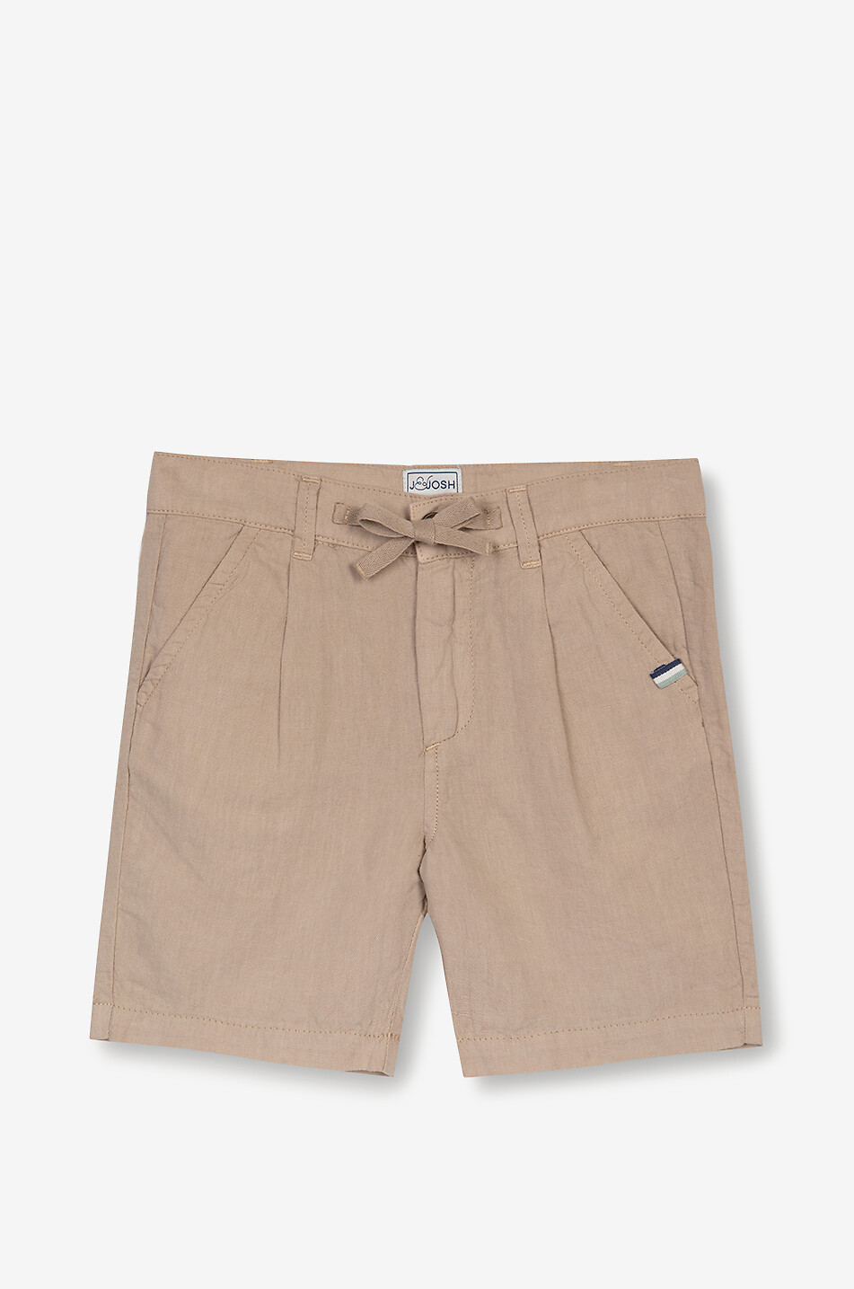 Bermuda en coton et lin garçon