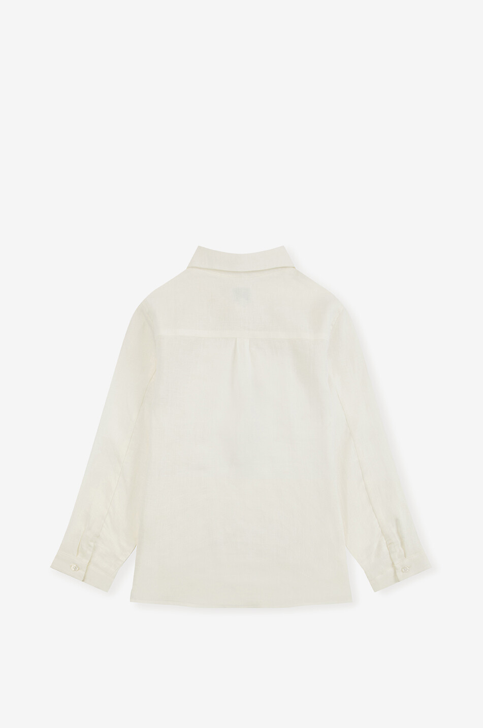 J&JOSH Boys' linen caftan shirt Boy EGGSHELL 2
