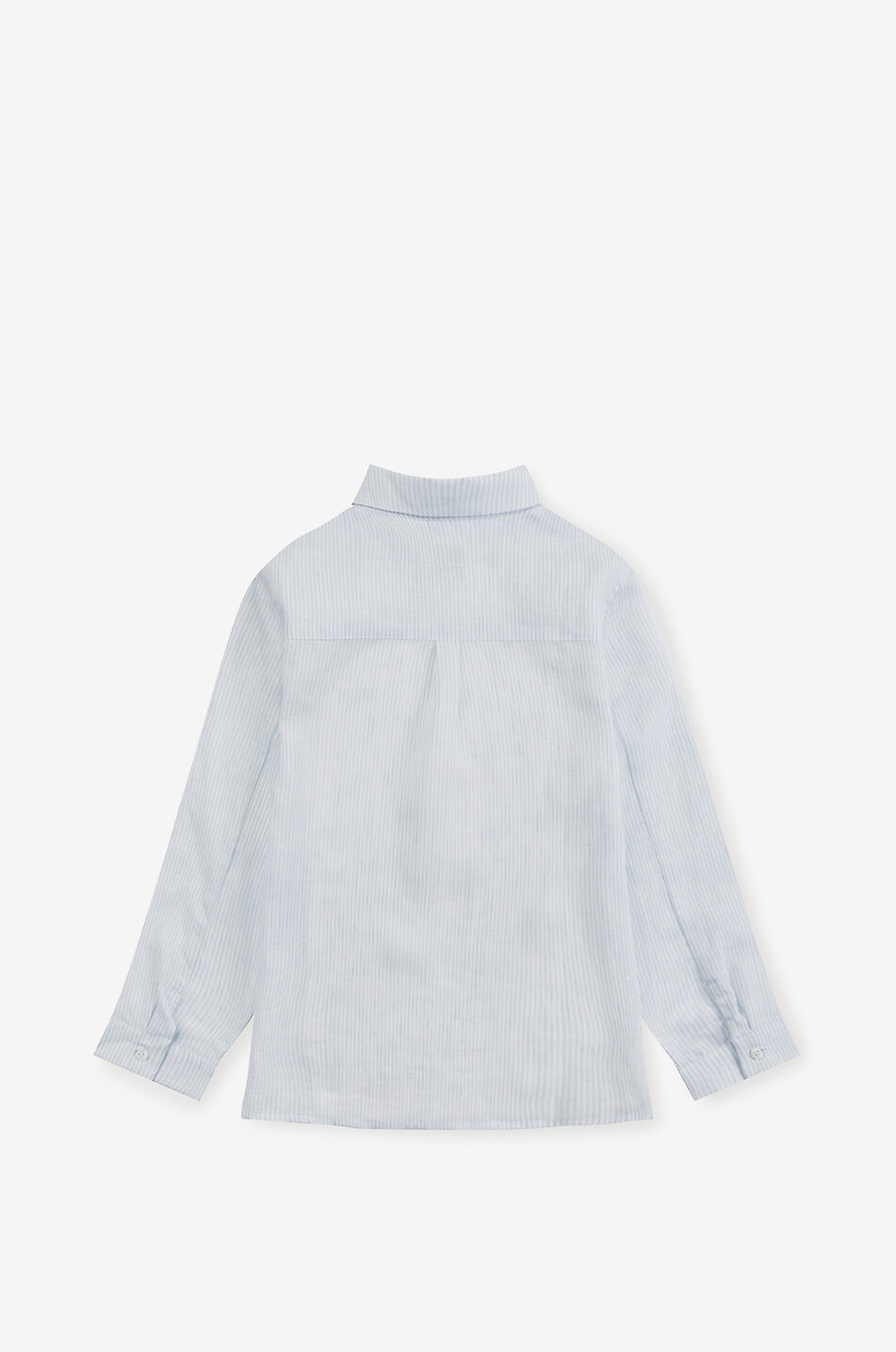 J&JOSH Chemise caftan en lin garçon Garçon BLEU CLAIR 2