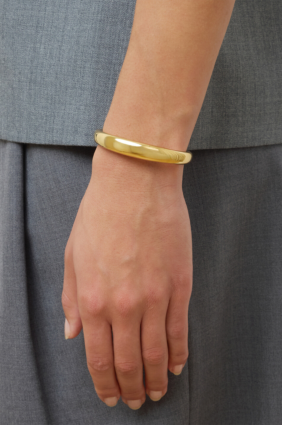 LIE STUDIO The Amanda brass bracelet Women GOLDEN 2