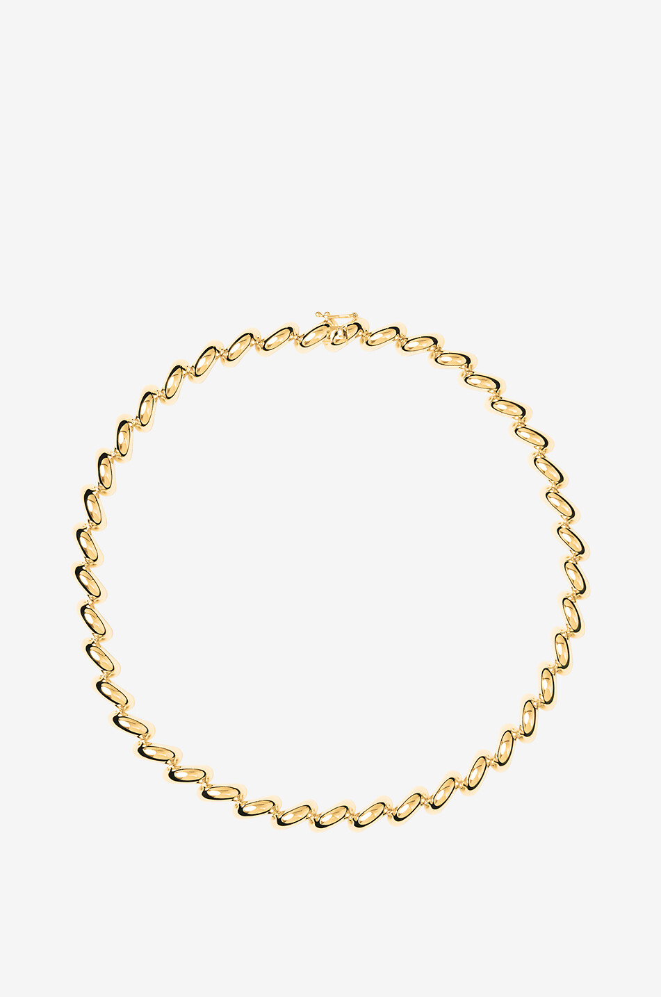 LIE STUDIO The Edith spiral brass necklace Women GOLDEN 1