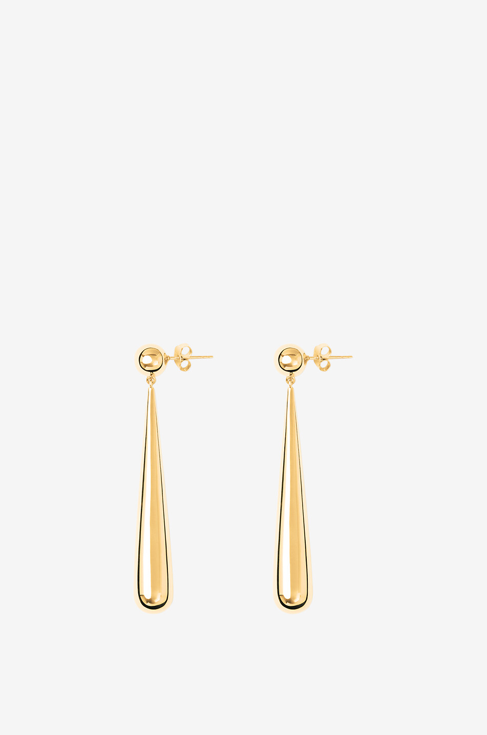 LIE STUDIO The Louise silver earrings Women GOLDEN 1