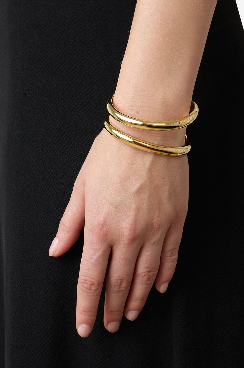 LIE STUDIO Manchette en laiton The Maggie Femme DORE 2