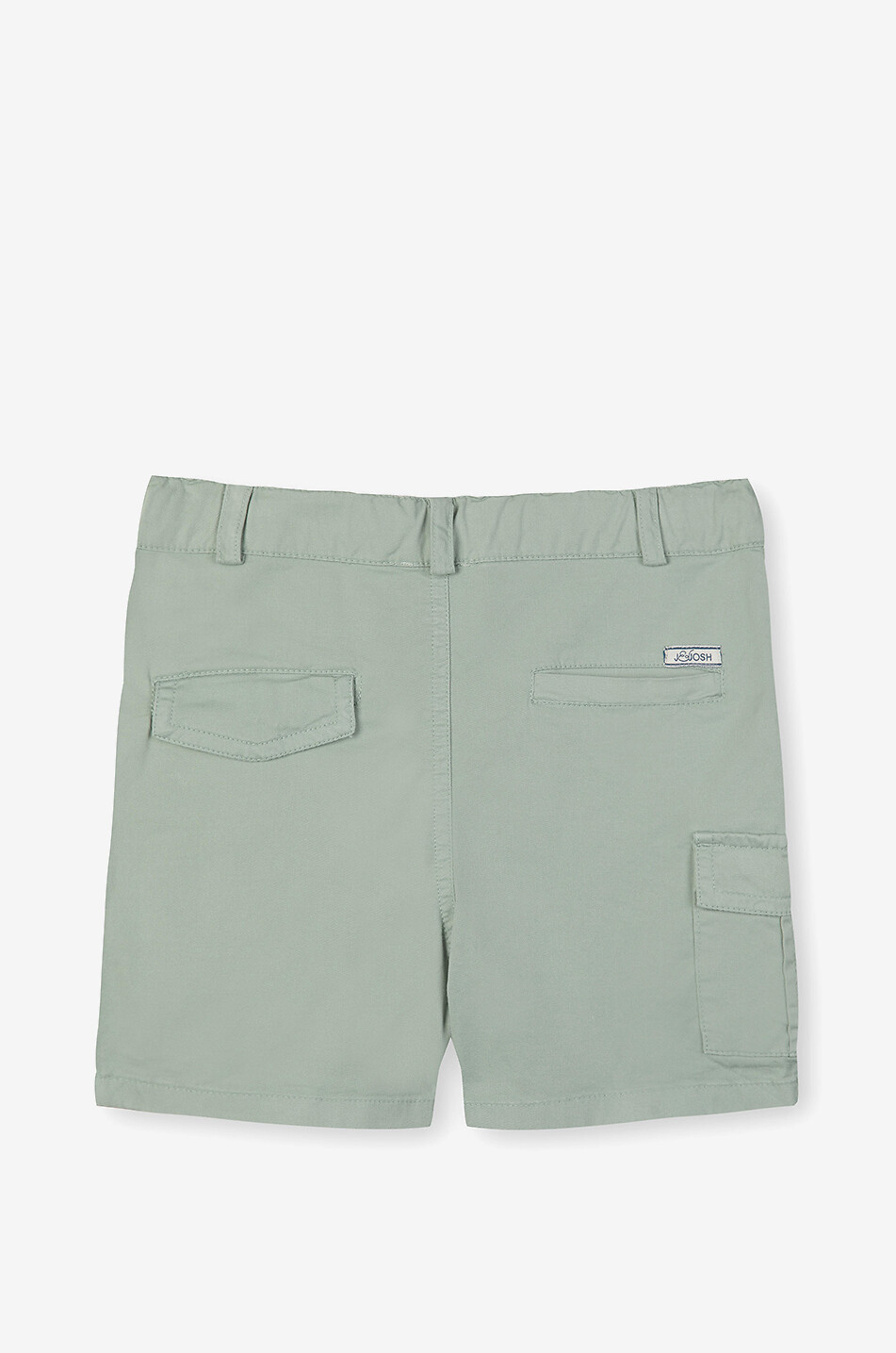 J&JOSH Short cargo en sergé garçon Garçon VERT 2