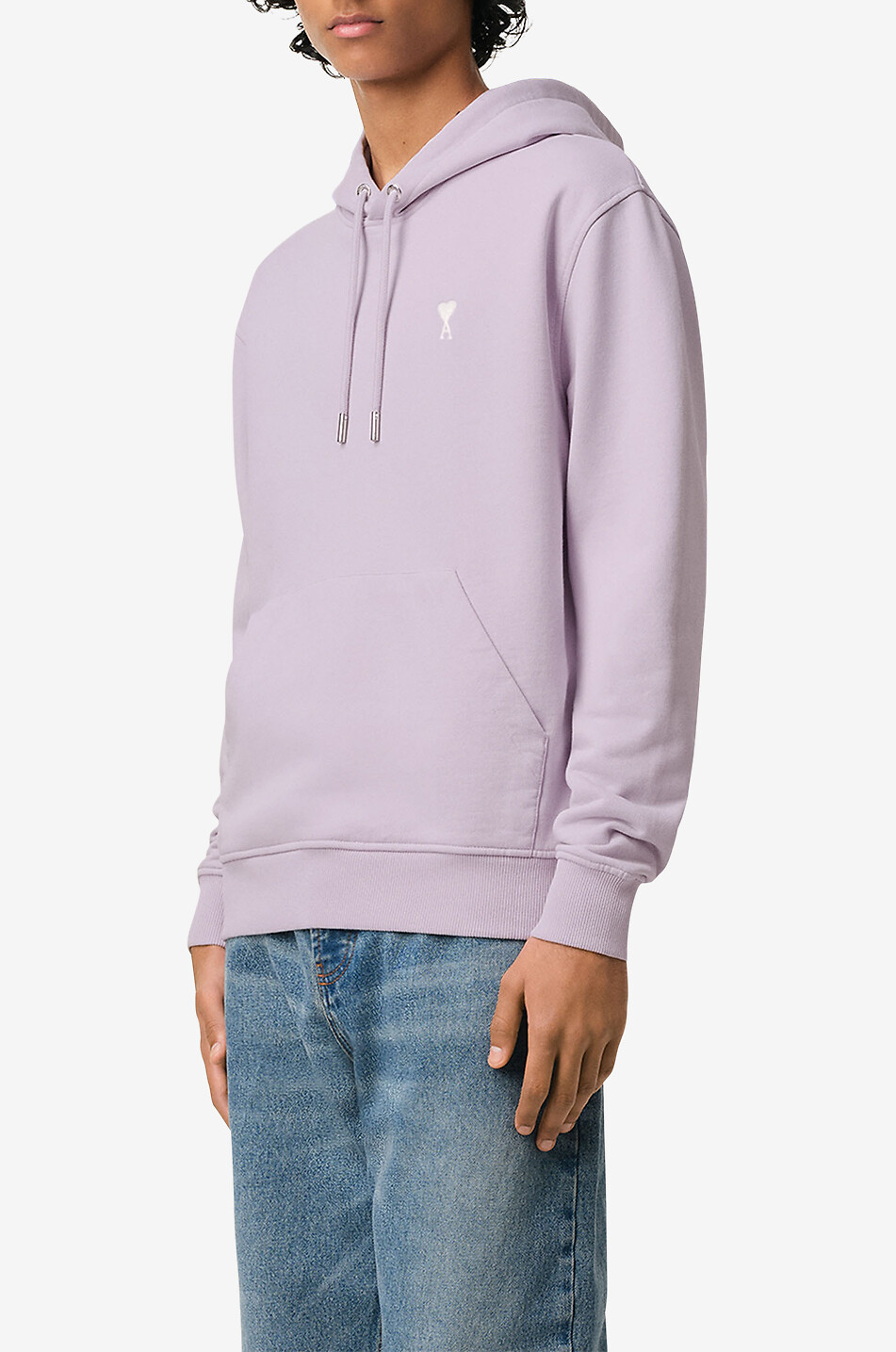 AMI Sweat-shirt à capuche Ami de Coeur Homme VIOLET CLAIR 4