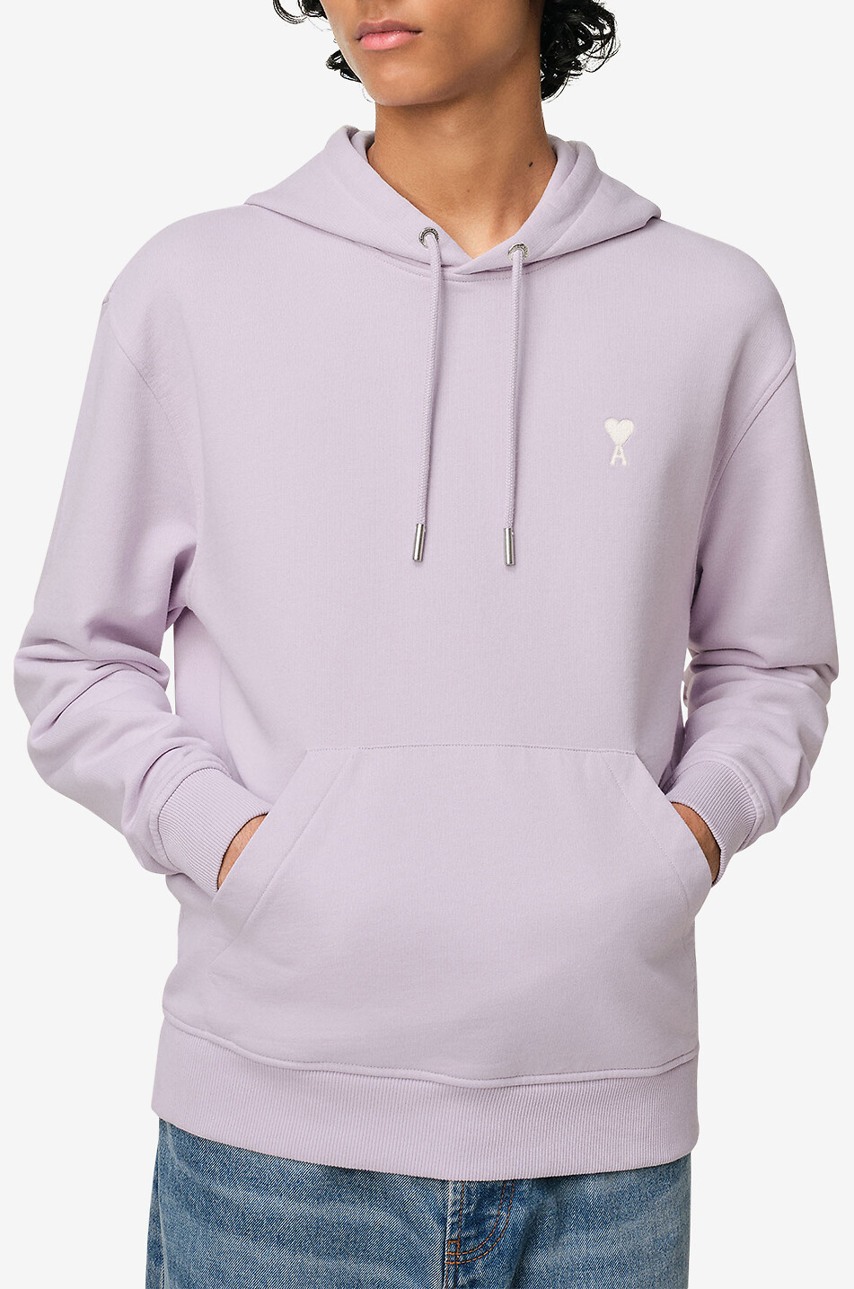 AMI Sweat-shirt à capuche Ami de Coeur Homme VIOLET CLAIR 6