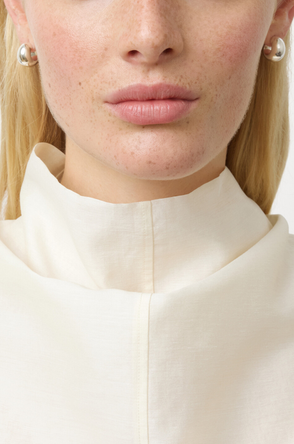 LIE STUDIO Creolen aus Silber The Simone Damen SILBER 3