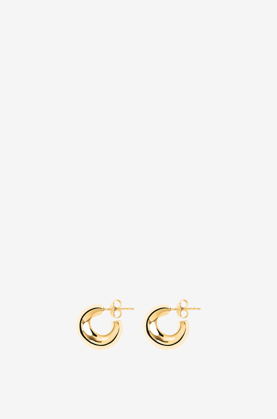 LIE STUDIO Creolen aus Silber The Simone Damen GOLDEN 1