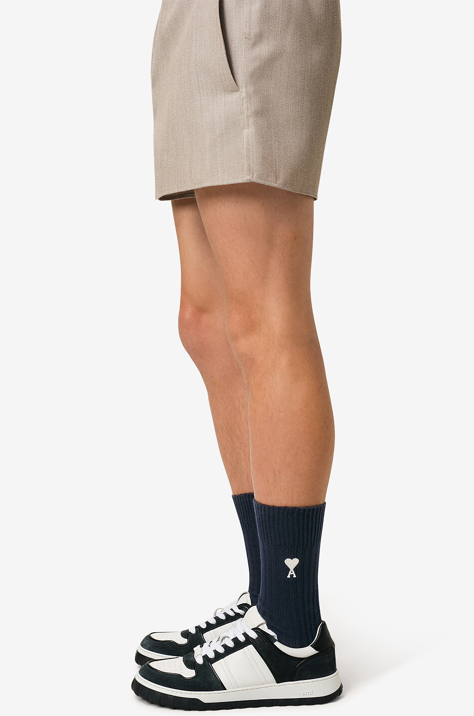AMI Ami de Coeur organic cotton tennis socks Men DARK BLUE 2