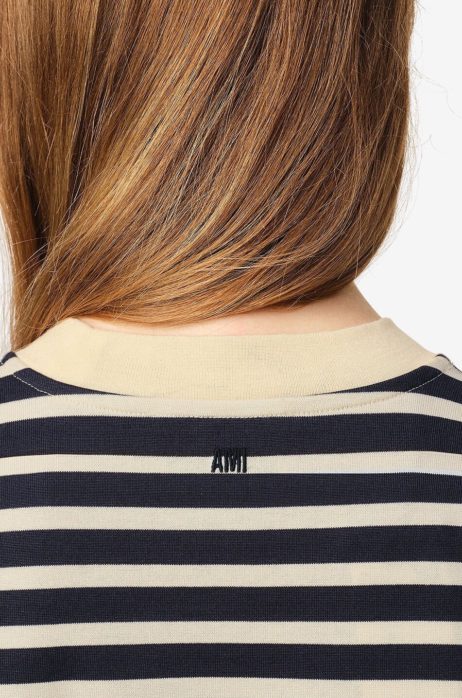 AMI Recycled cotton oversize T-shirt Women MULTI COLOURED 6