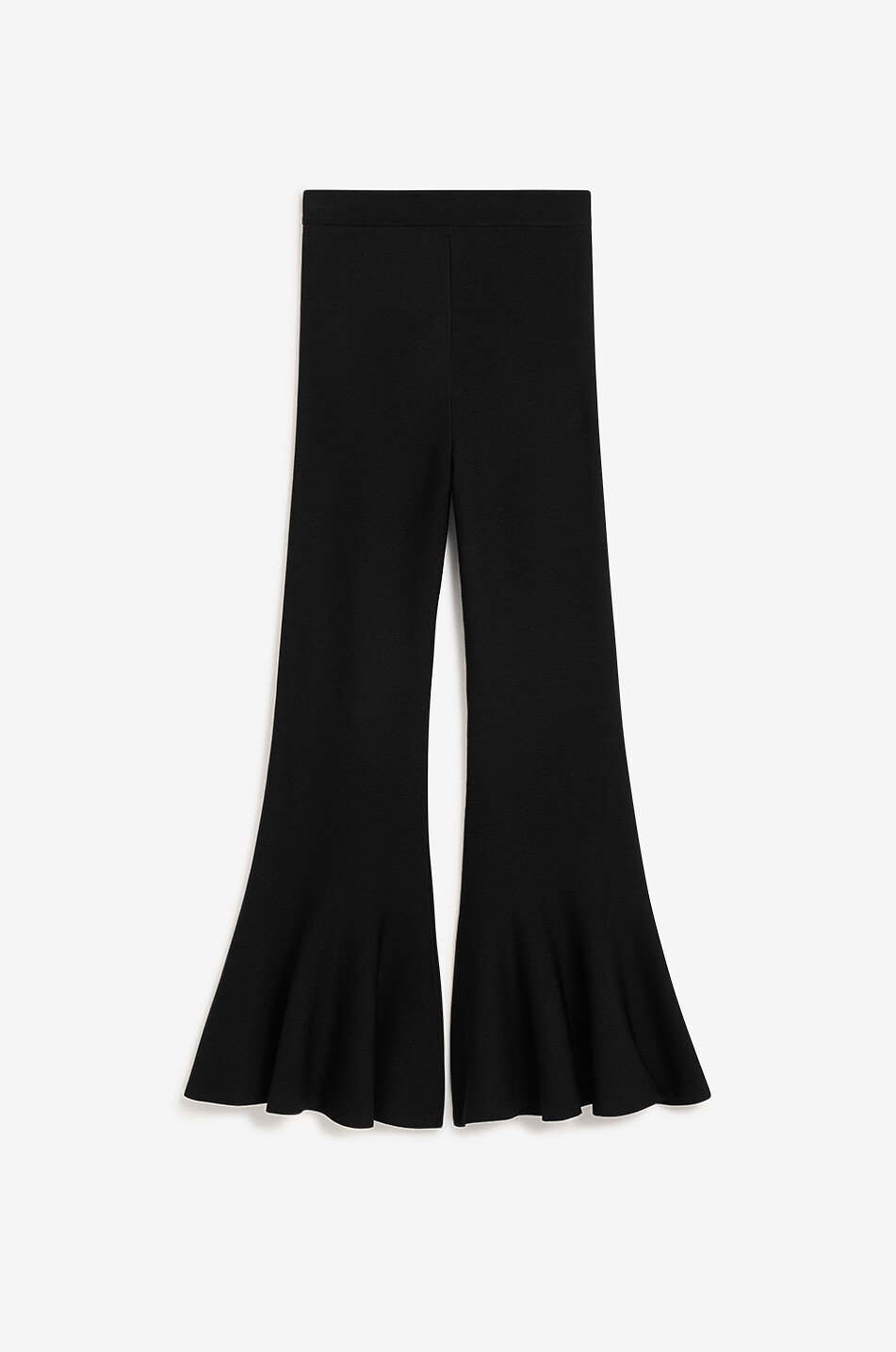 Ausgestellte Milano-Jersey-Hose mit Godetfalten