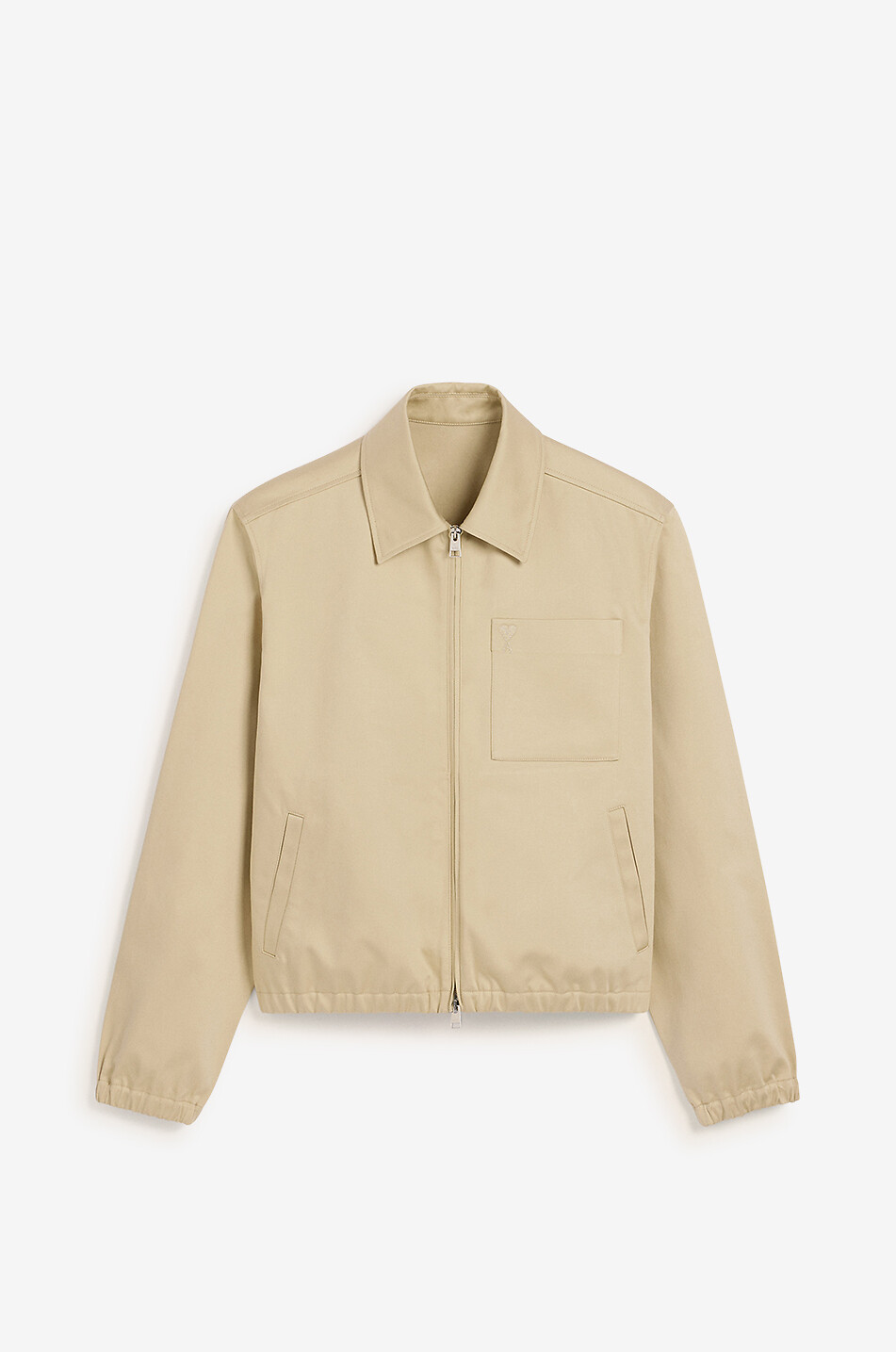 AMI Ami de Coeur cotton bomber jacket Men BEIGE 1