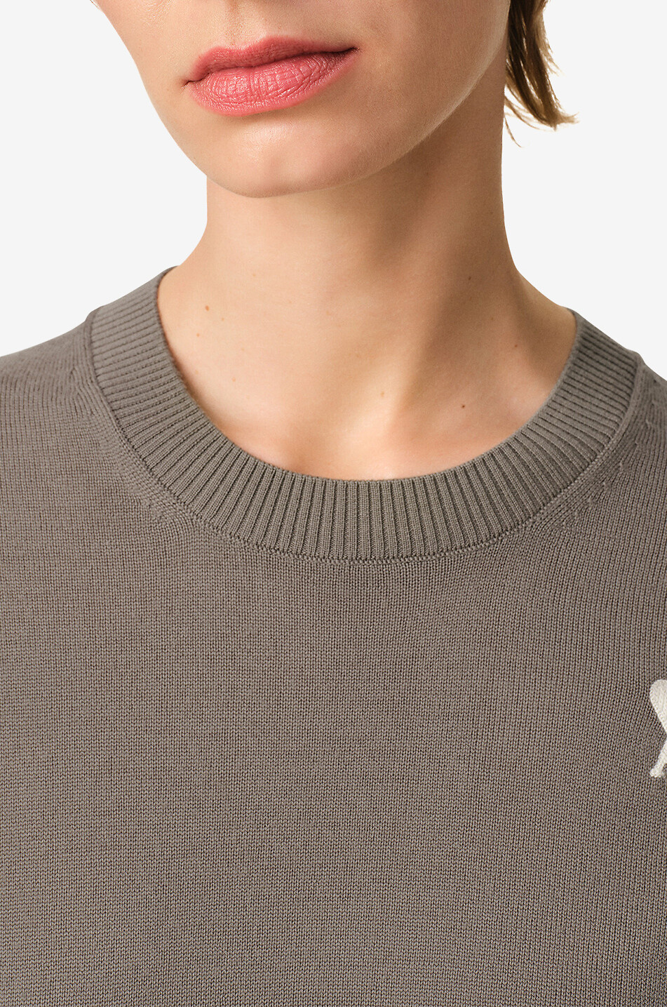 Pullover mit Rundhalsausschnitt aus Merinowolle Ami de Coeur