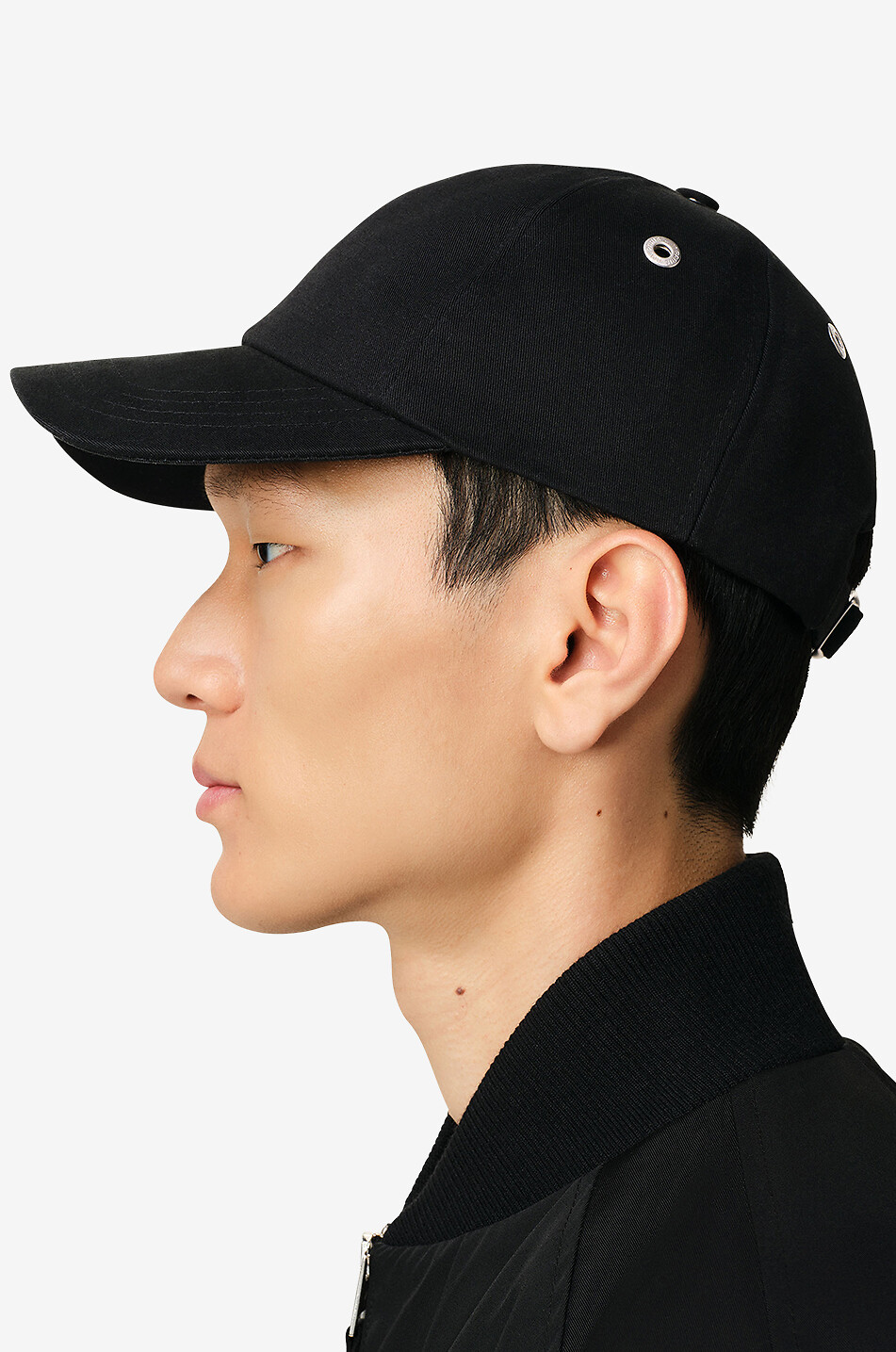 AMI Casquette en gabardine Red Ami de Coeur Homme NOIR 4
