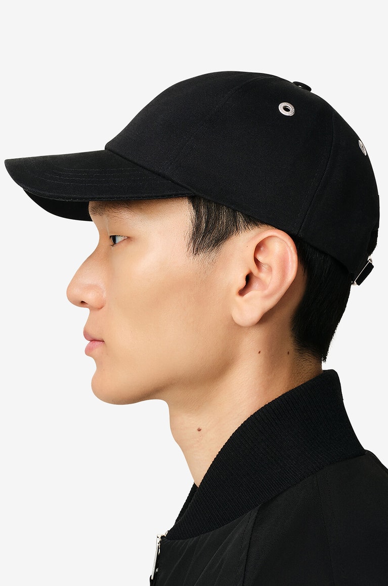AMI Casquette en gabardine Red Ami de Coeur Homme NOIR 4