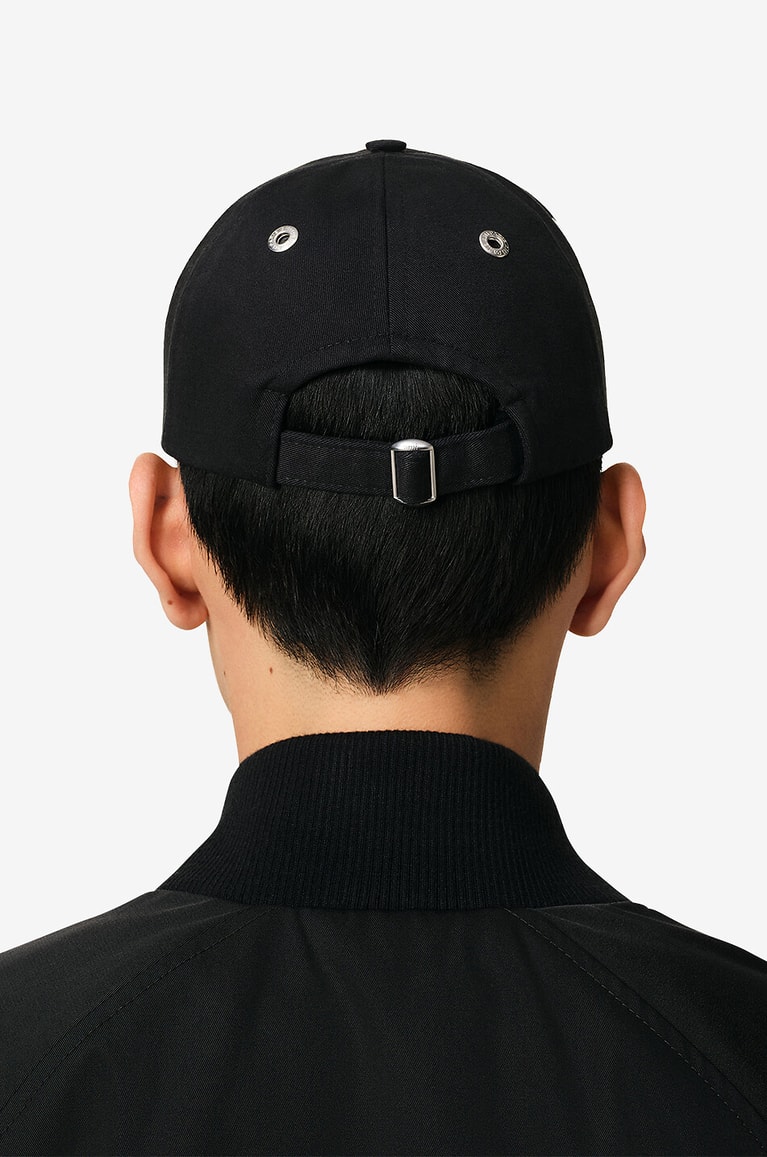 AMI Casquette en gabardine Red Ami de Coeur Homme NOIR 5