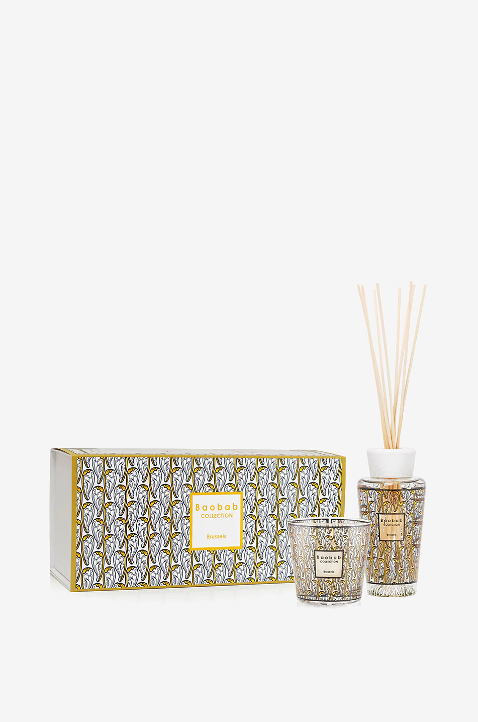 Coffret bougie et parfum d'ambiance My First Baobab Brussels