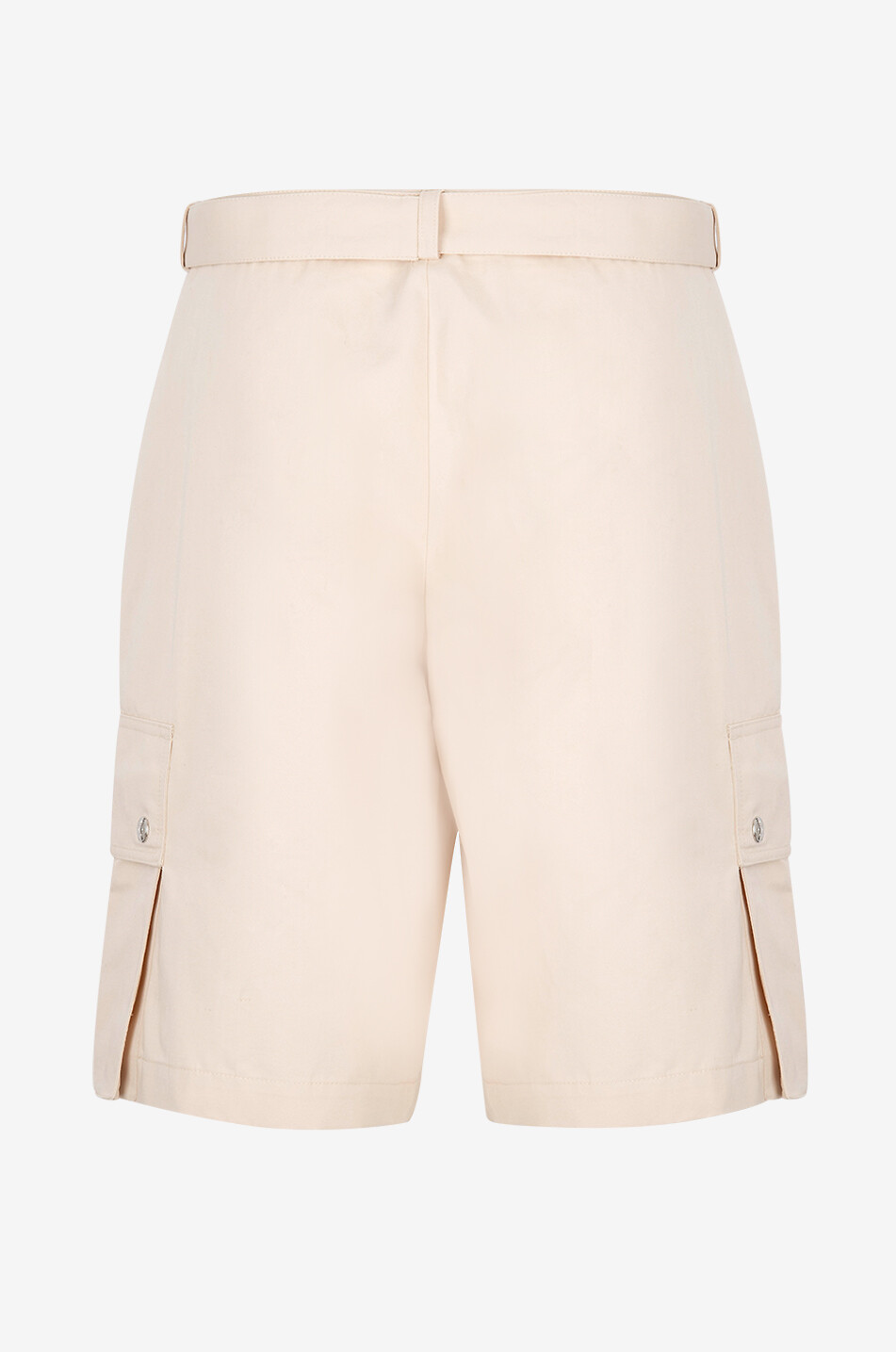 JACQUEMUS Short ample en toile de coton et lin Le Cargo Bermuda Homme BEIGE 2