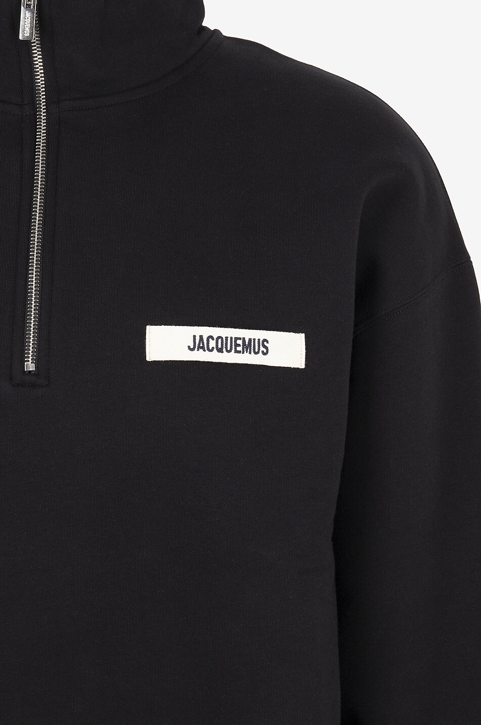 JACQUEMUS Sweat-shirt Le Camionneur Gros Grain Homme NOIR 4