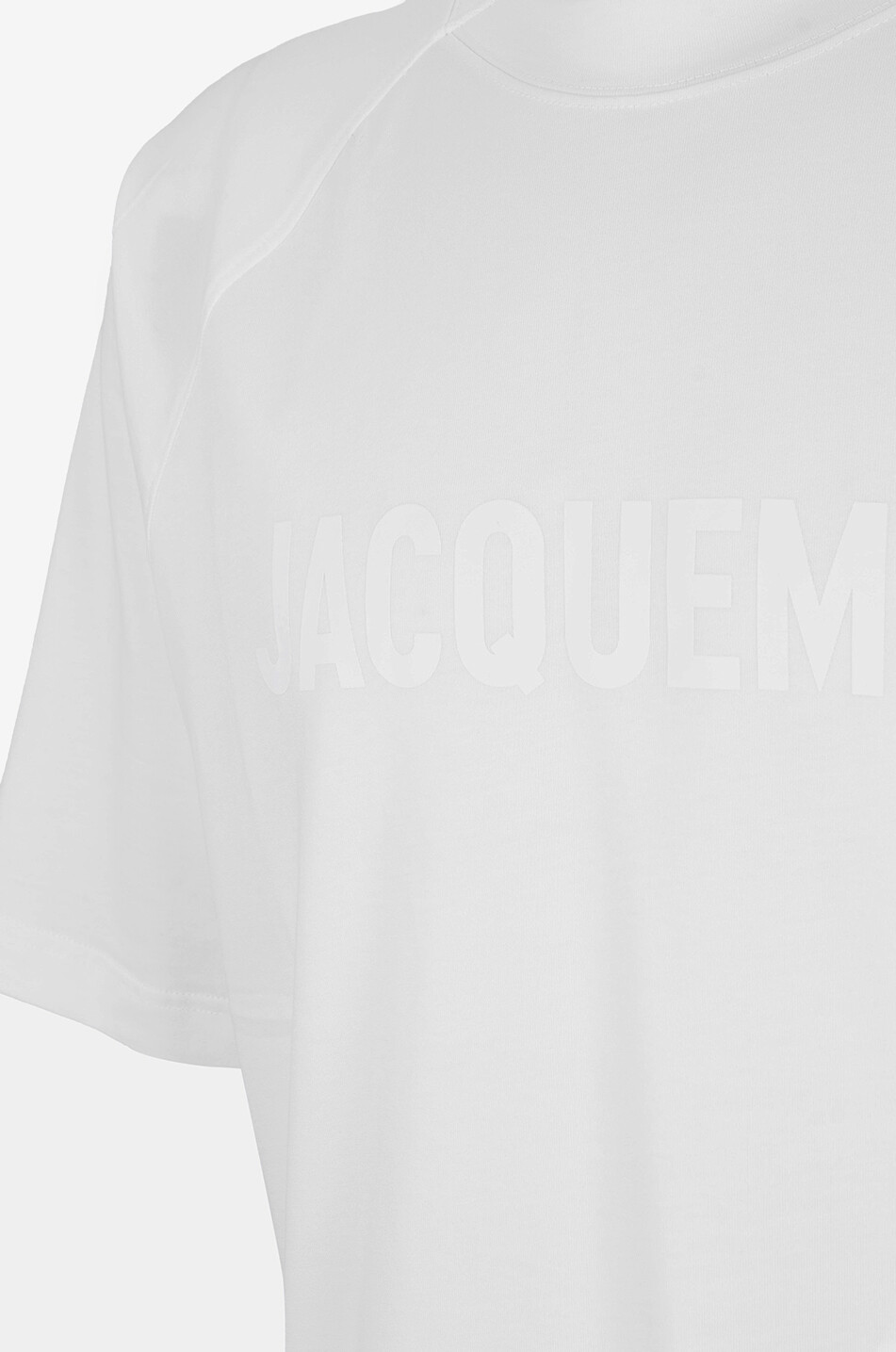 JACQUEMUS T-shirt décontracté à manches raglan Le T-Shirt Typo Homme BLANC 3