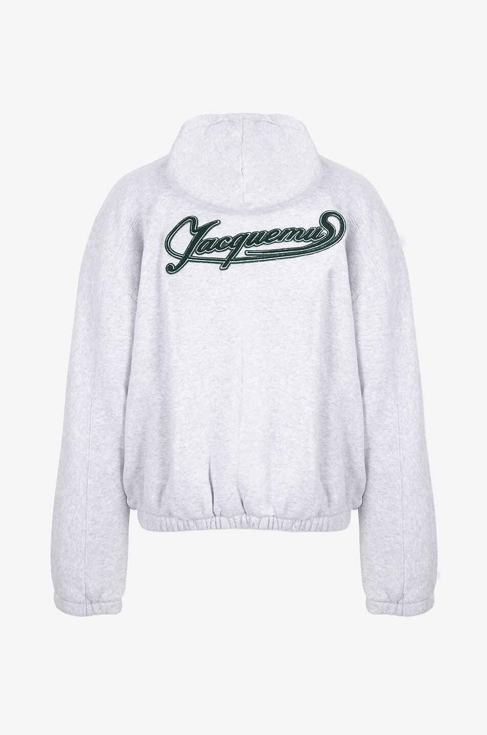 JACQUEMUS Sweat-shirt zippé Le Hoodie Torneo Homme GRIS 2