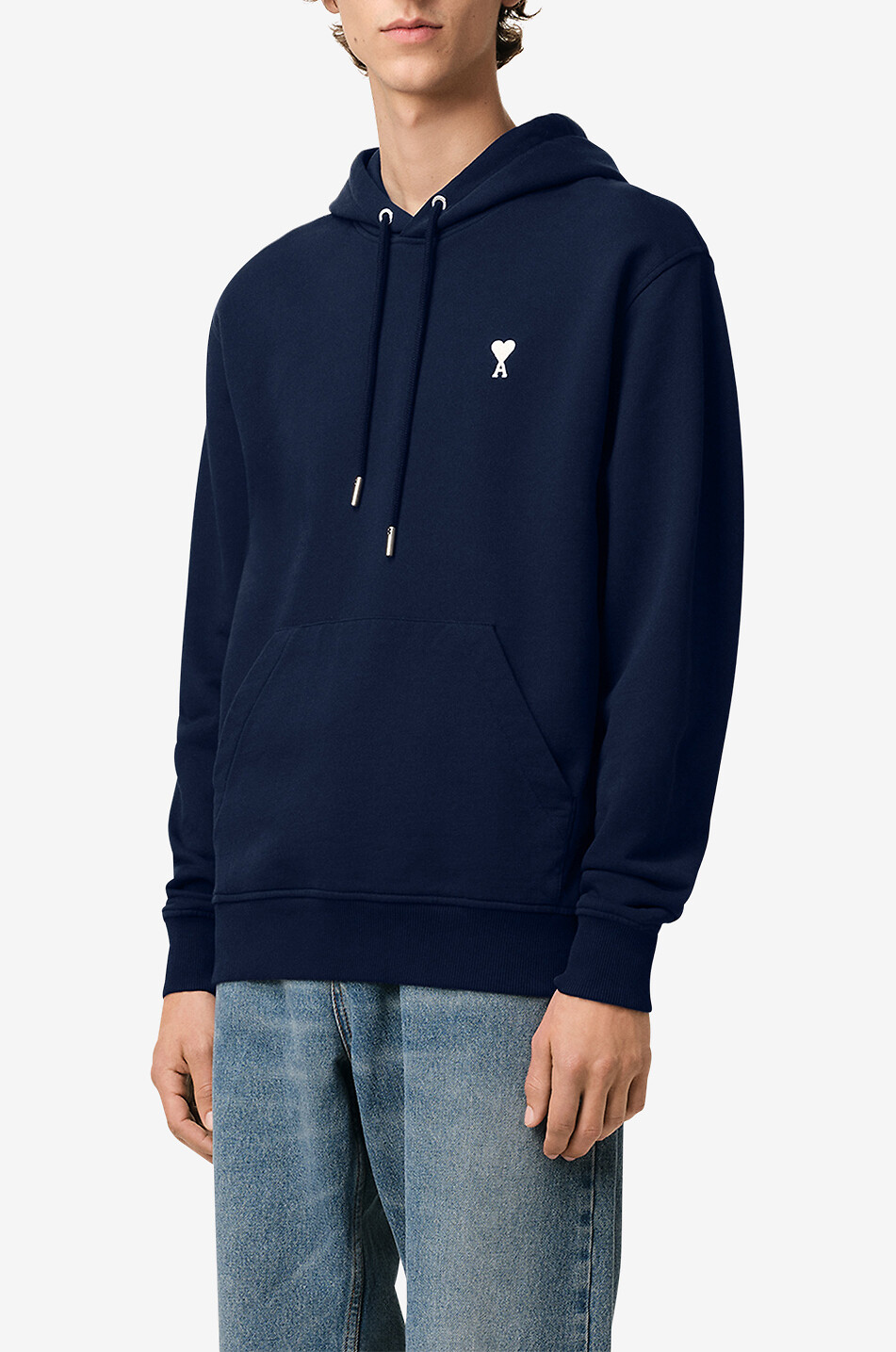 AMI Sweat-shirt à capuche Ami de Coeur Homme BLEU FONCE 4