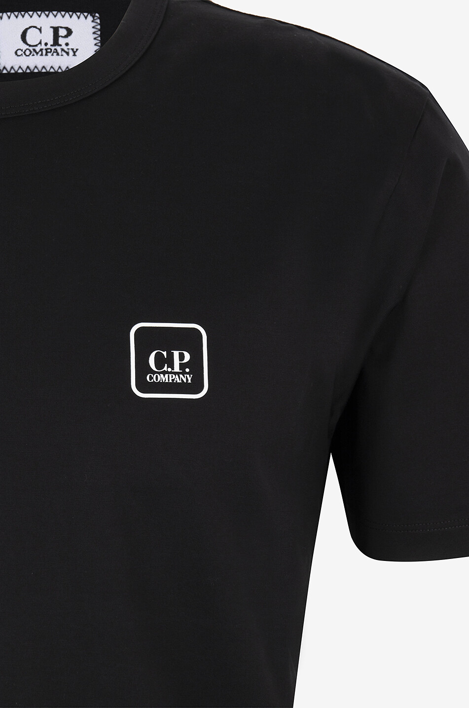C.P. COMPANY Kurzarm-T-Shirt Metropolis Microchip Herren SCHWARZ 3
