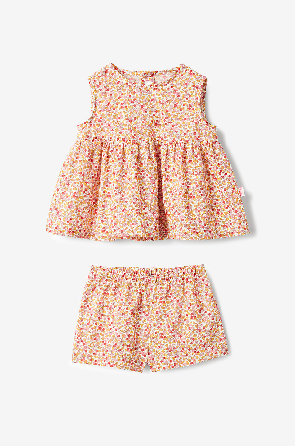 IL GUFO Cotton baby short and T-shirt set Baby PINK 2