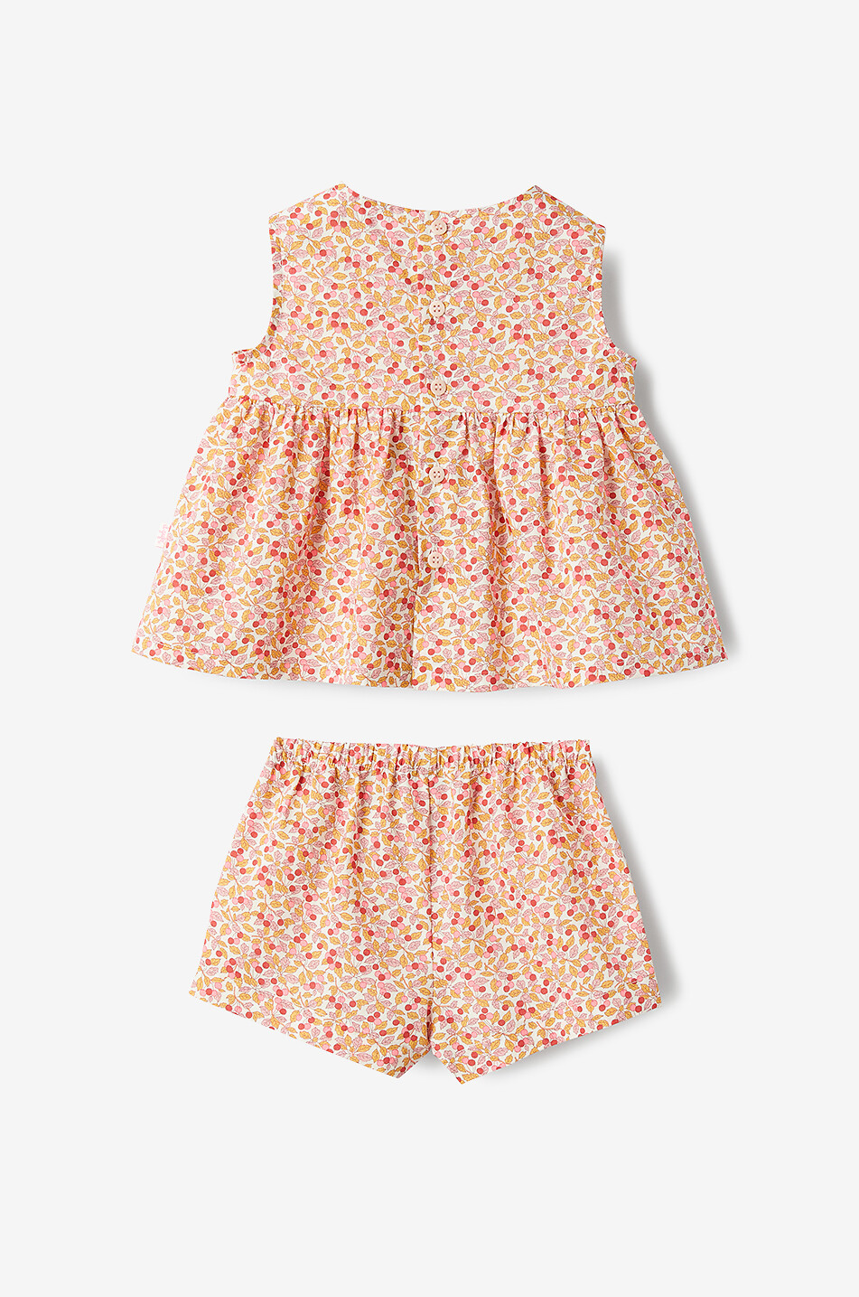 IL GUFO Cotton baby short and T-shirt set Baby PINK 3