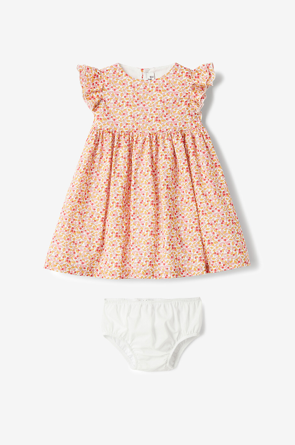 Cotton baby sleeveless dress