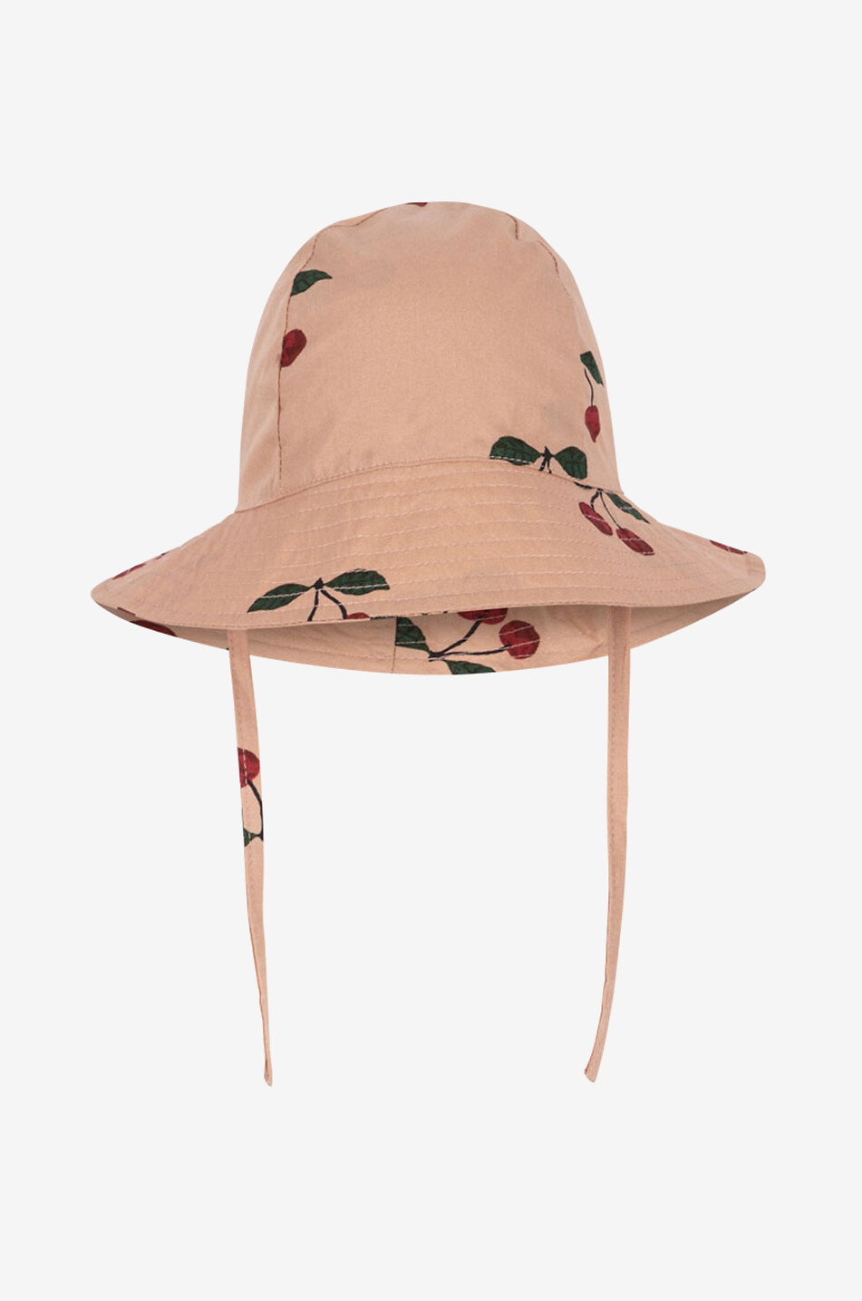 Mädchen-Anglerhut aus Biobaumwolle Verbena Ma Grande Cerise