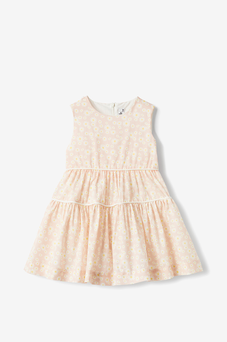 IL GUFO Cotton baby sleeveless dress Baby LIGHT PINK 1