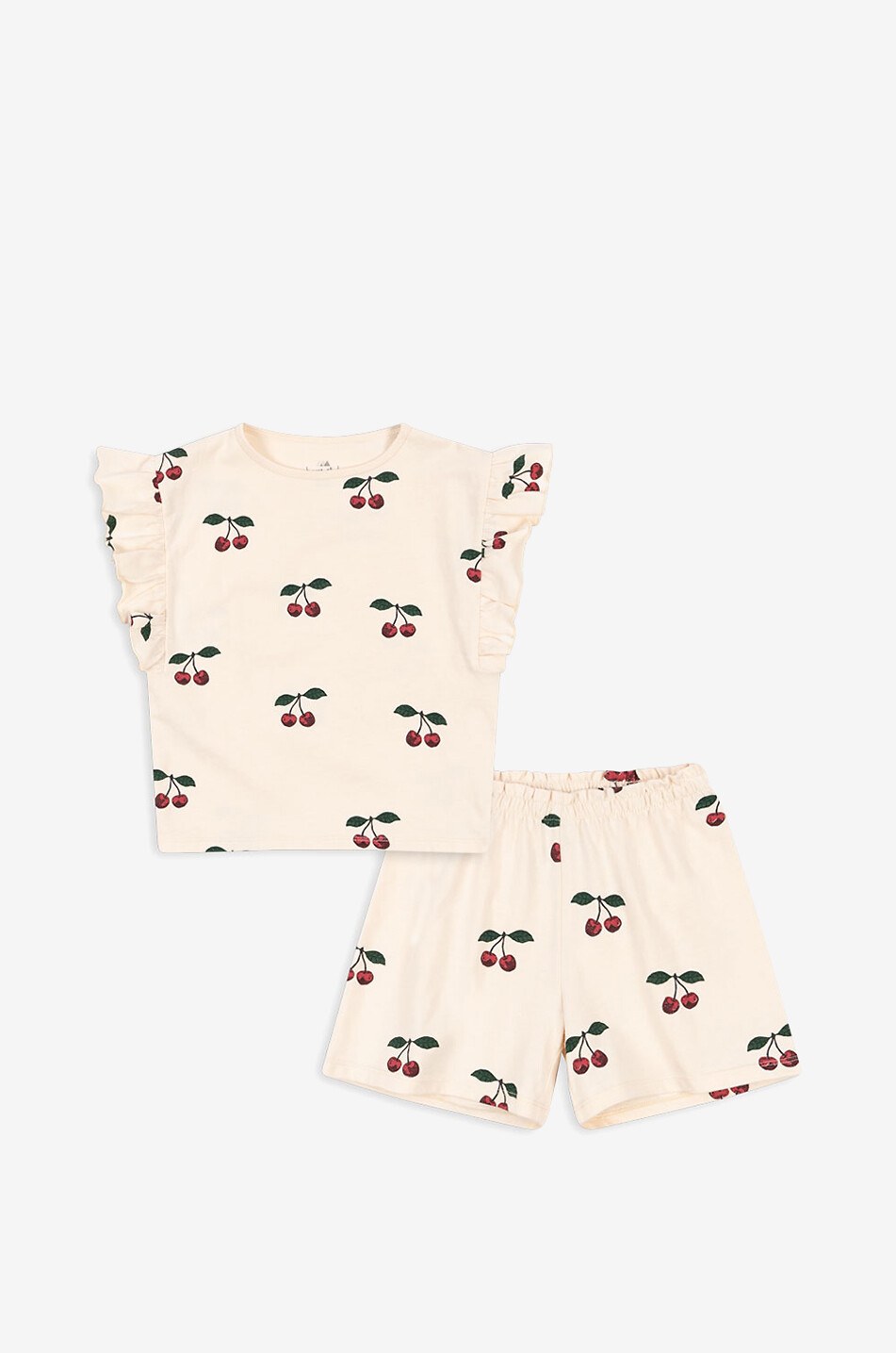 KONGES SLØJD Ensemble en coton biologique fille Lin  ROSE CLAIR 1