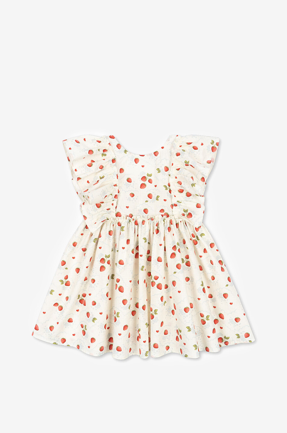 KONGES SLØJD Evia Marmalade girls' sleeveless dress  BEIGE 1