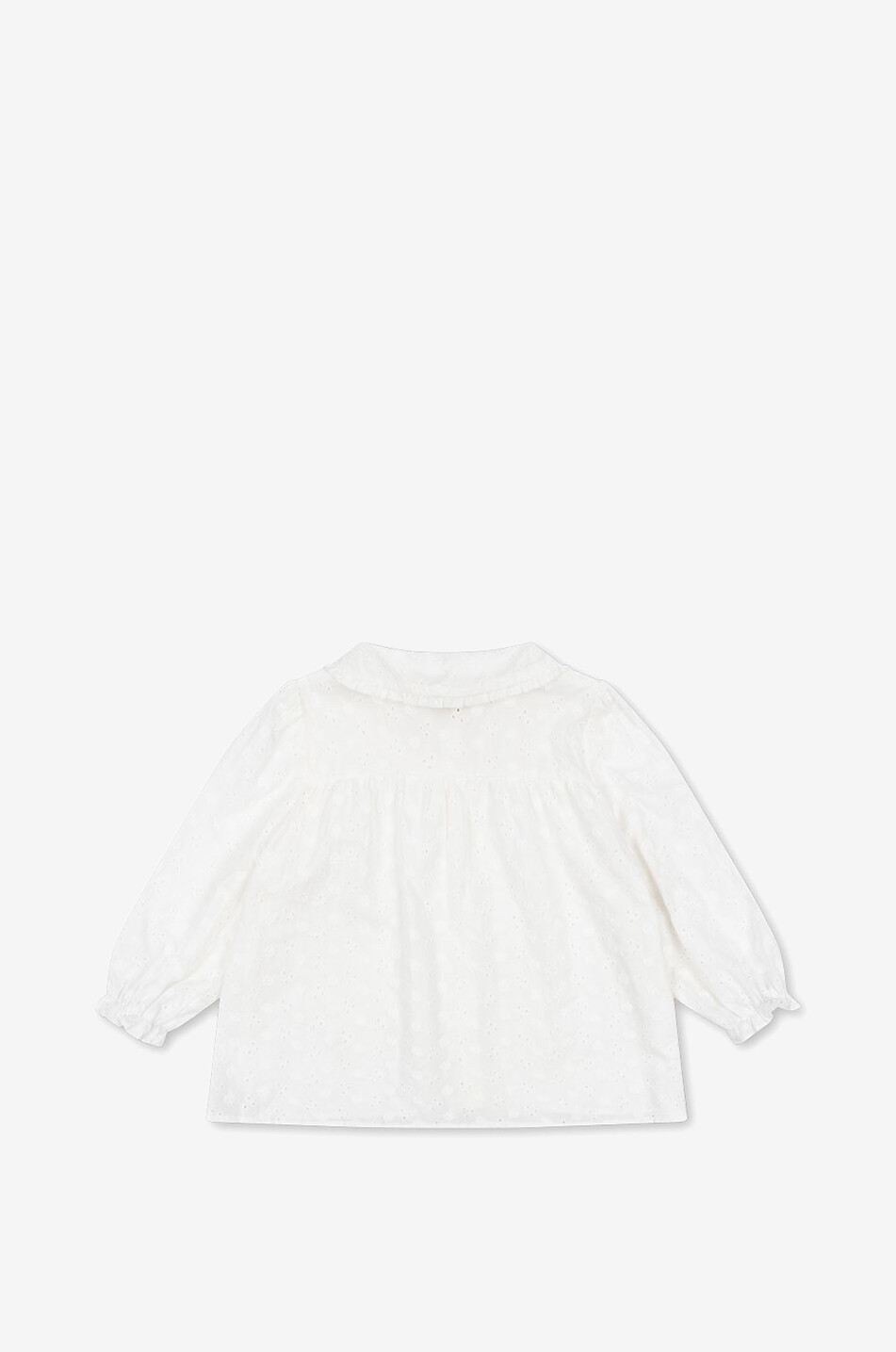 KONGES SLØJD Blouse à manches longues en coton fille Lacey Fille BLANC 2