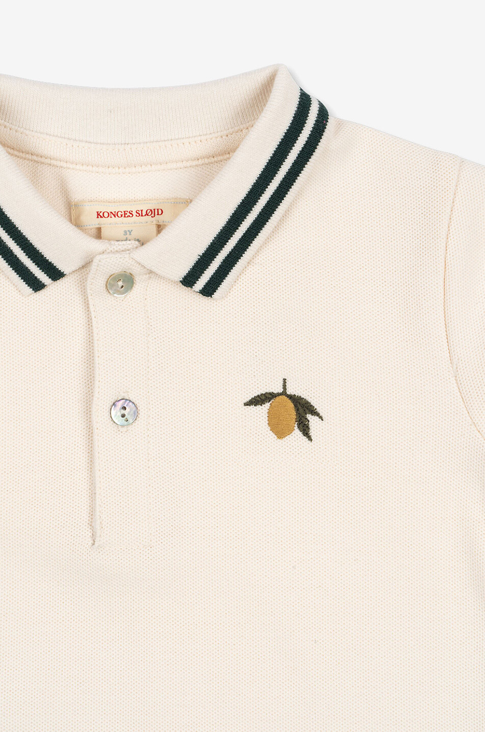 KONGES SLØJD Polo à manches courtes garçon Florian  Beige clair 6