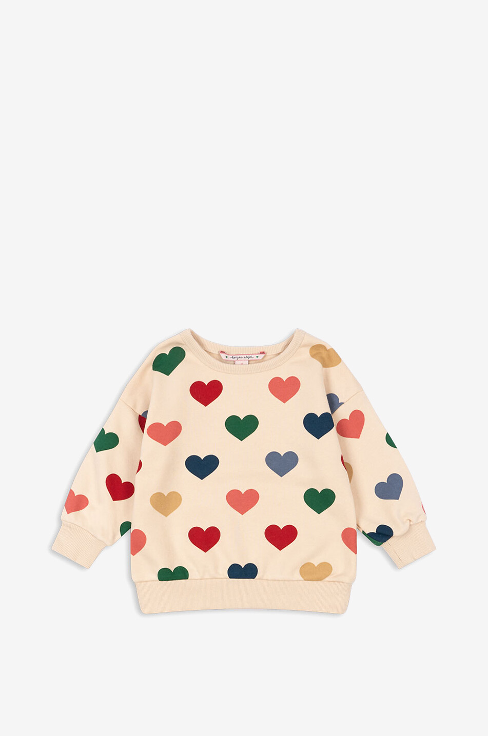 KONGES SLØJD Lou Bon Coeur girls' crewneck sweatshirt  MULTI COLOURED 1